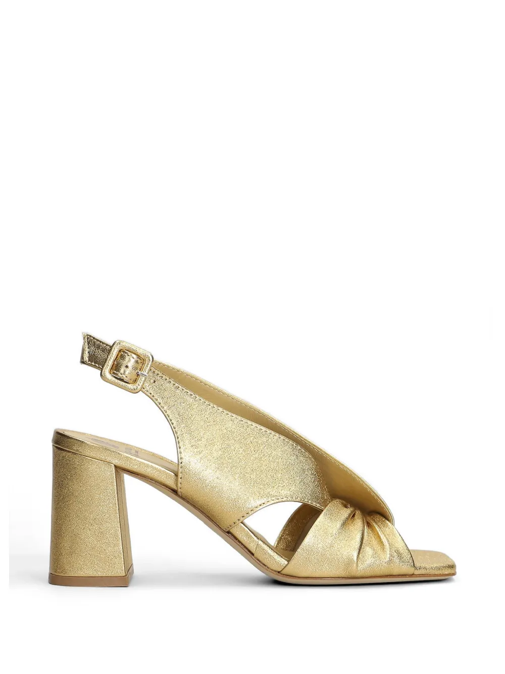 L Arianna Sandalen met blokhak Goud