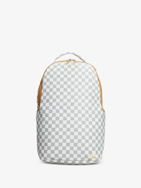 Sprayground 3AM check-pattern embossed backpack