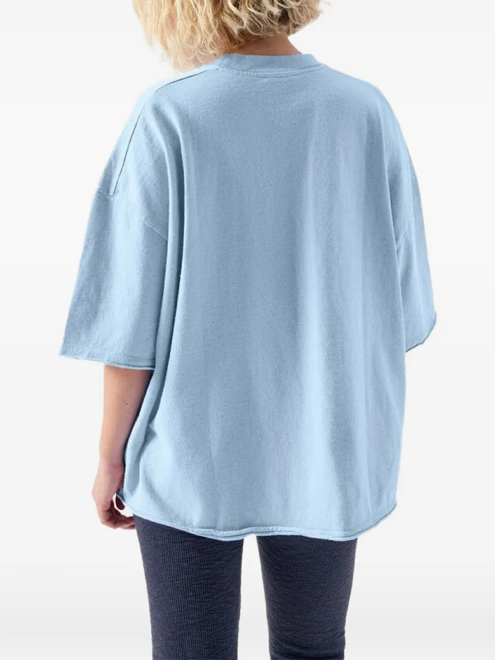 American Vintage Gerafeld T-shirt Blauw