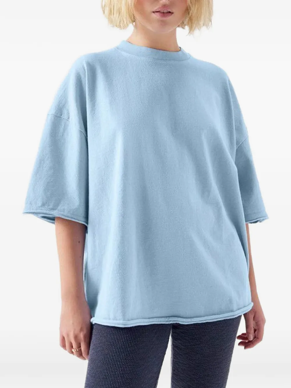 American Vintage Gerafeld T-shirt Blauw