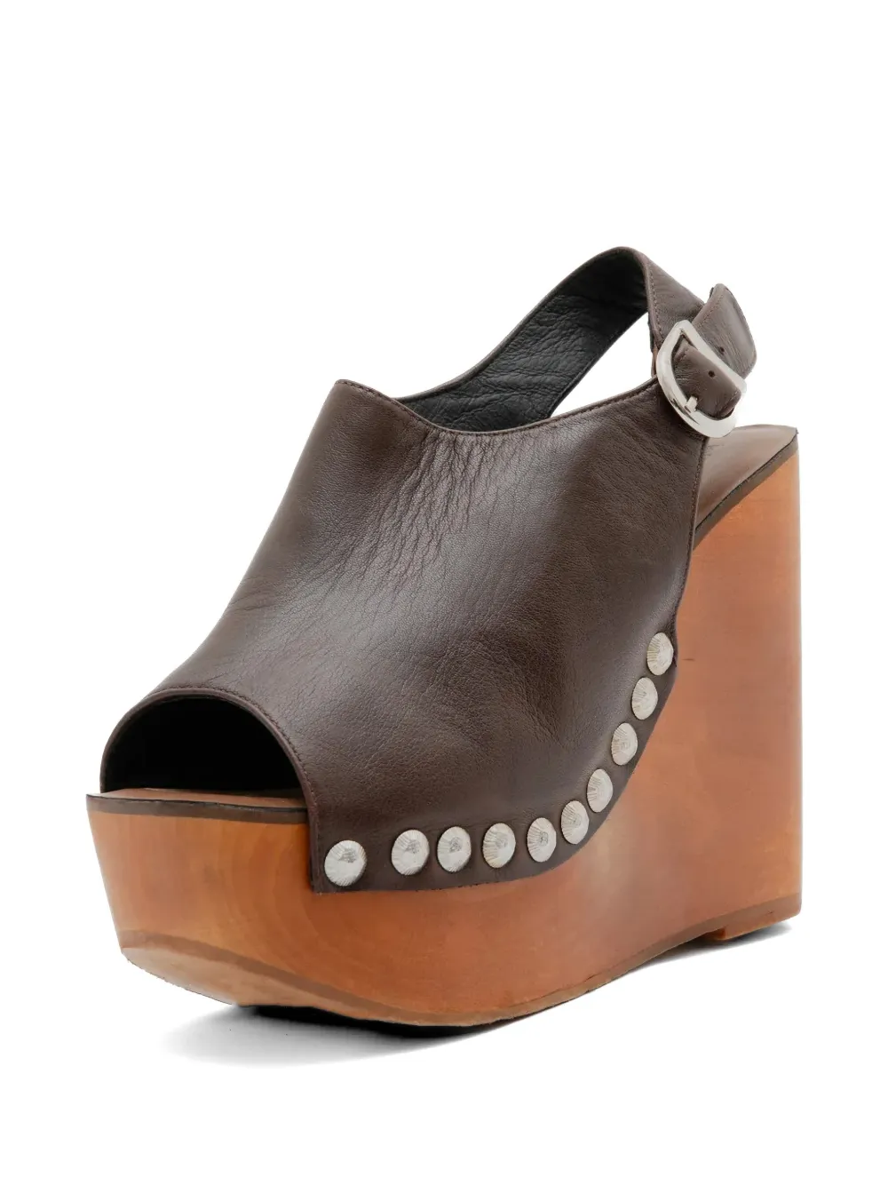 Jeffrey Campbell stud-embellished wedge sandals Bruin