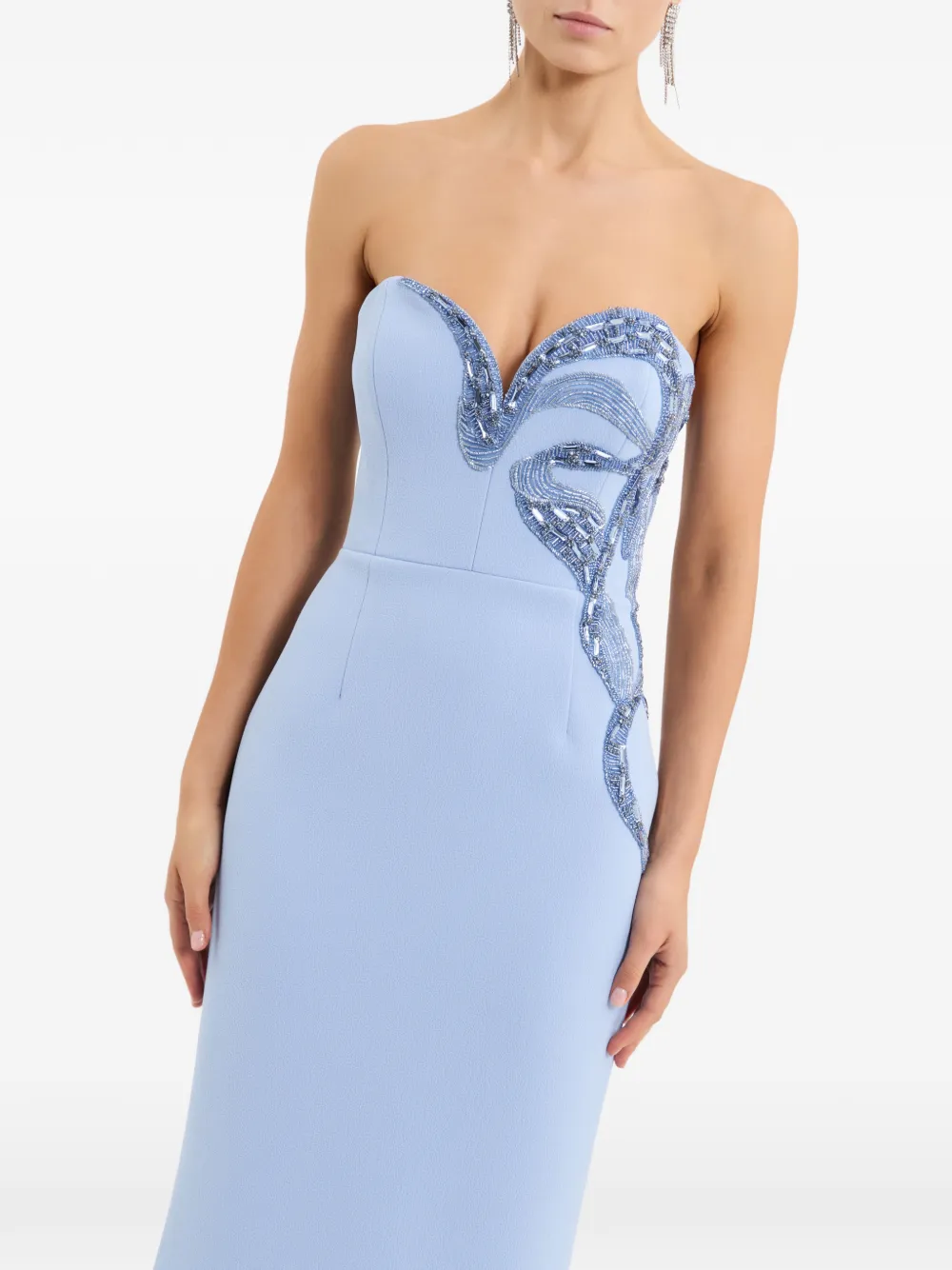 Rebecca Vallance Aylin avondjurk Blauw