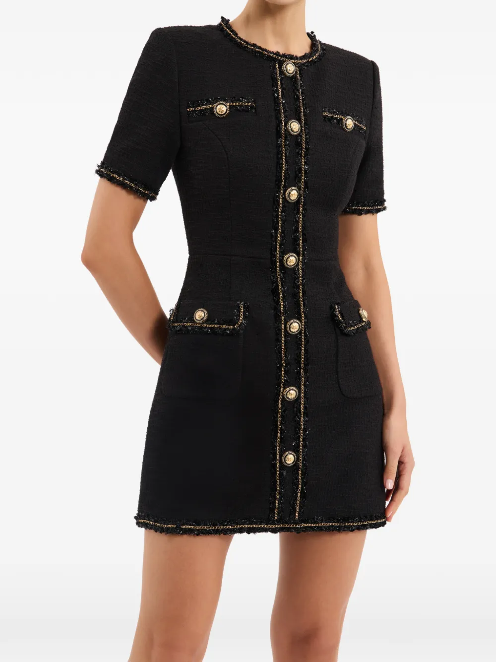 Rebecca Vallance Stargazing mini-jurk Zwart