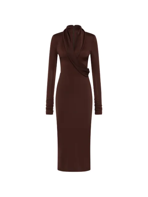 Rebecca Vallance Hazine long-sleeve midi dress