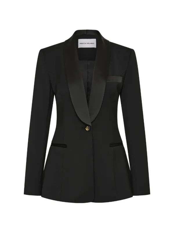 Rebecca Vallance Zendaya Blazer in Black