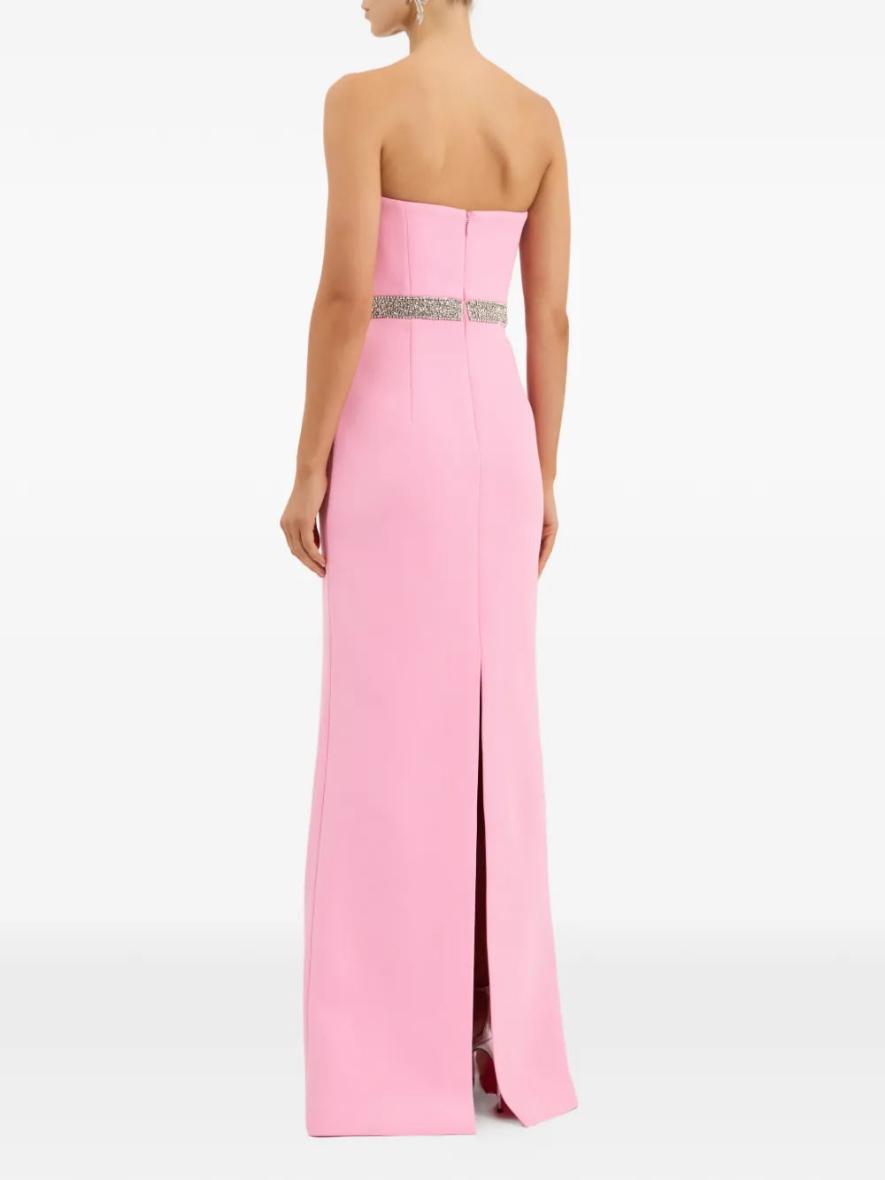 Rebecca Vallance Precious strapless avondjurk Roze
