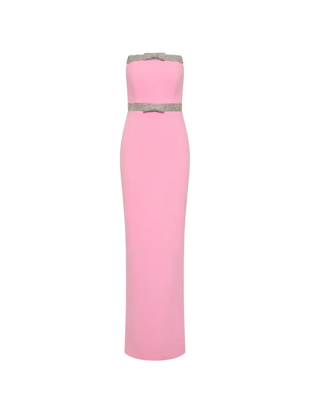 Rebecca Vallance Precious strapless avondjurk Roze