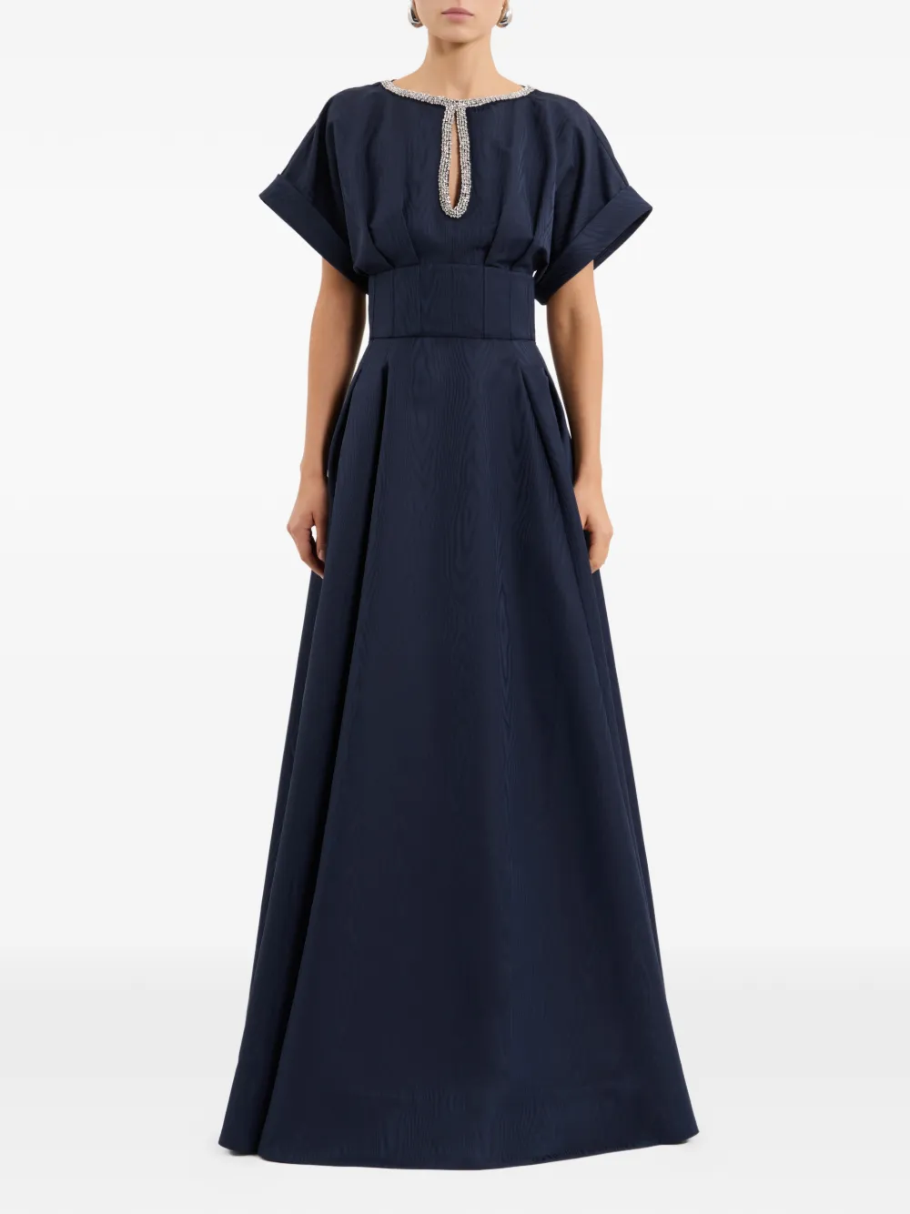 Rebecca Vallance Avondjurk met saffier Blauw