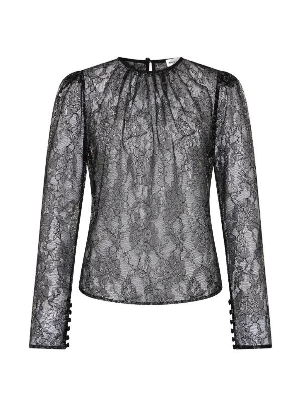 Rebecca Vallance Francaise Top in Black