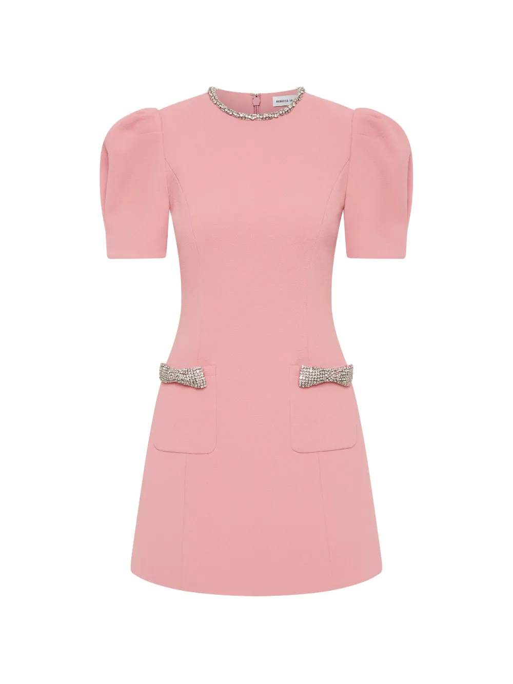 Rebecca Vallance Nemy puff-sleeve mini dress - Rosa