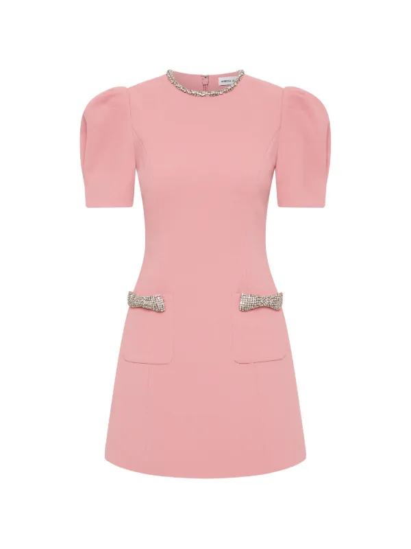 rebecca vallance dress pink REBECCA VALLANCE Nemy draped crepe gown