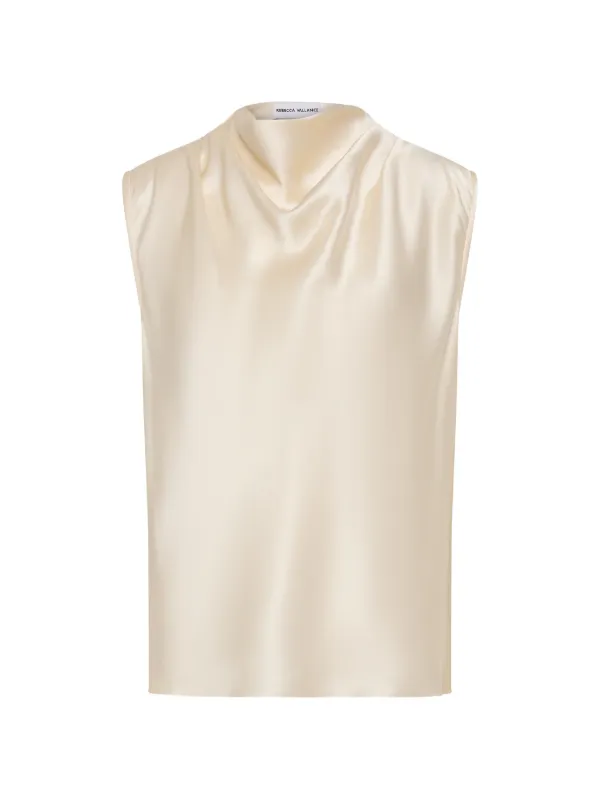 Rebecca Vallance Montague Top in Neutrals