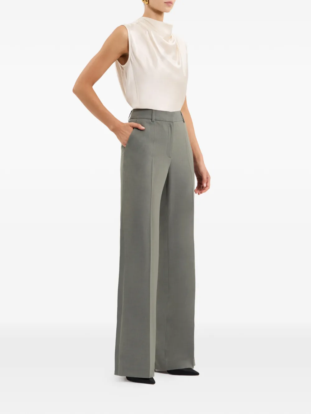 Rebecca Vallance Montague top met col Beige