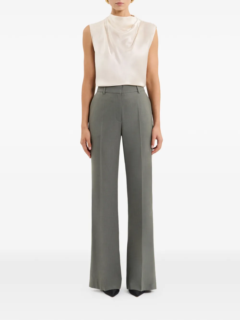 Rebecca Vallance Montague top met col Beige