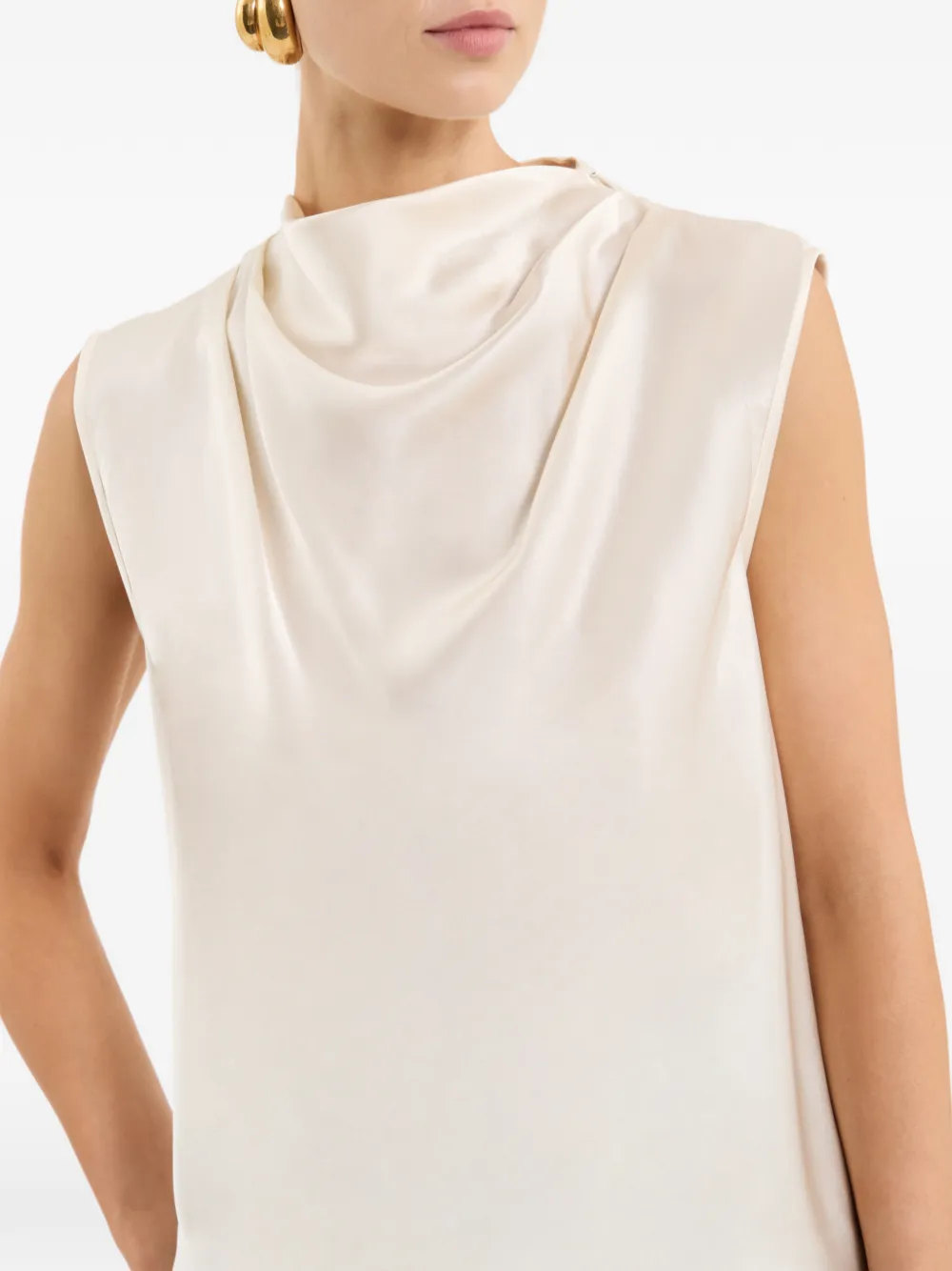 Rebecca Vallance Montague top met col Beige