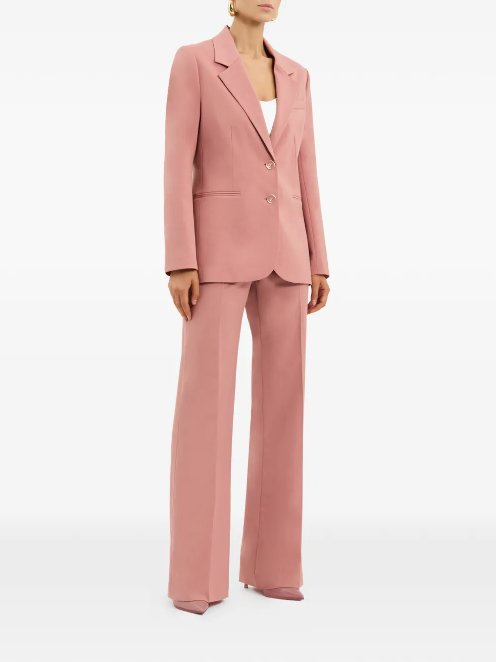 Rebecca Vallance Ramona blazer met gekerfde revers Roze