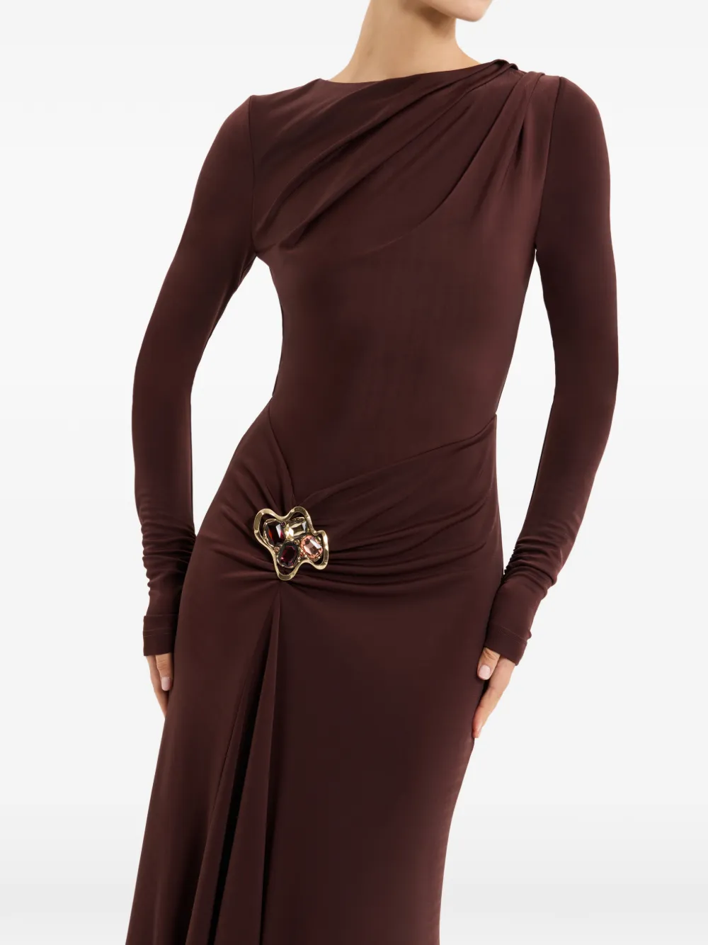 Rebecca Vallance Hazine maxi-dress Bruin
