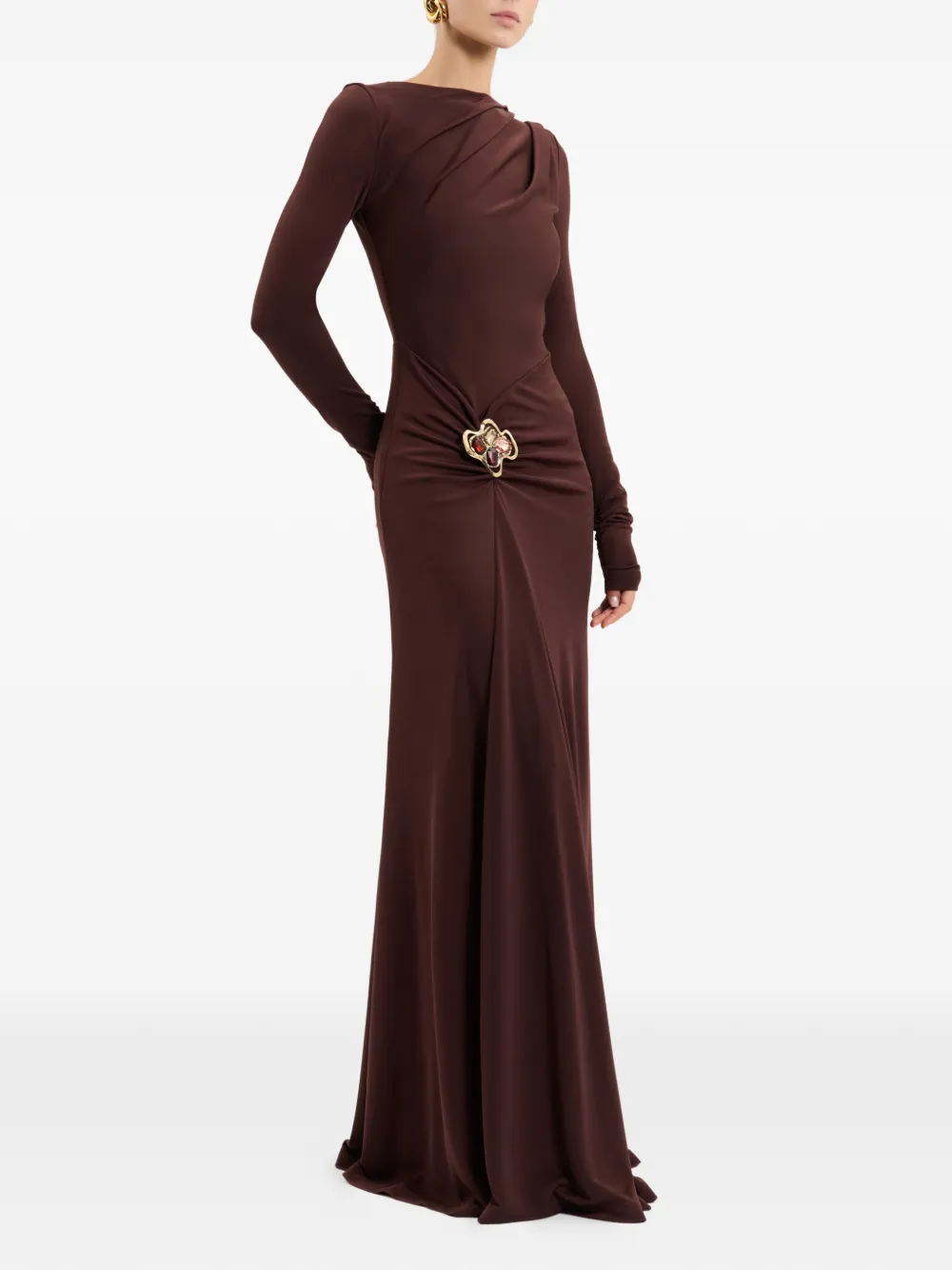 Rebecca Vallance Hazine maxi-dress Bruin