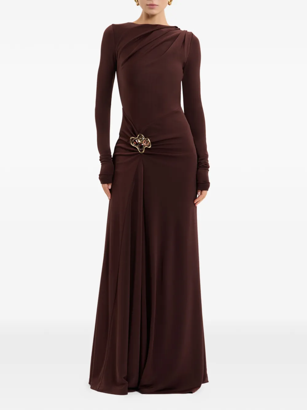 Rebecca Vallance Hazine maxi-dress Bruin