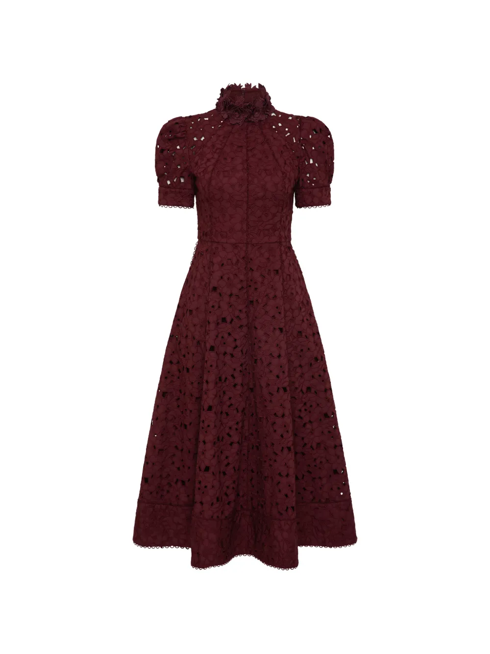Rebecca Vallance Kitsu Midikleid - Rot