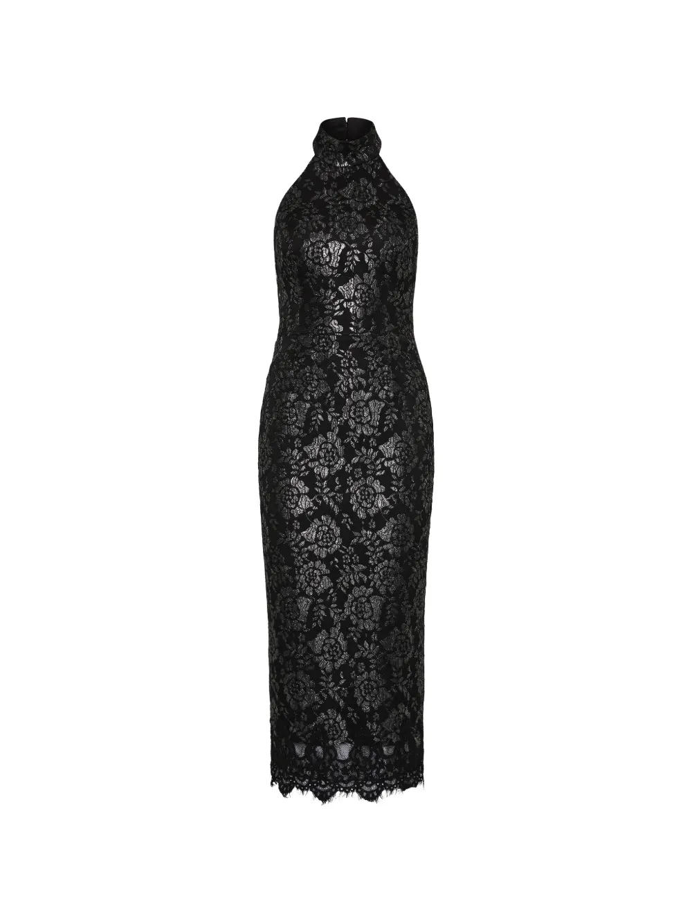 Rebecca Vallance Francaise Midikleid - Schwarz