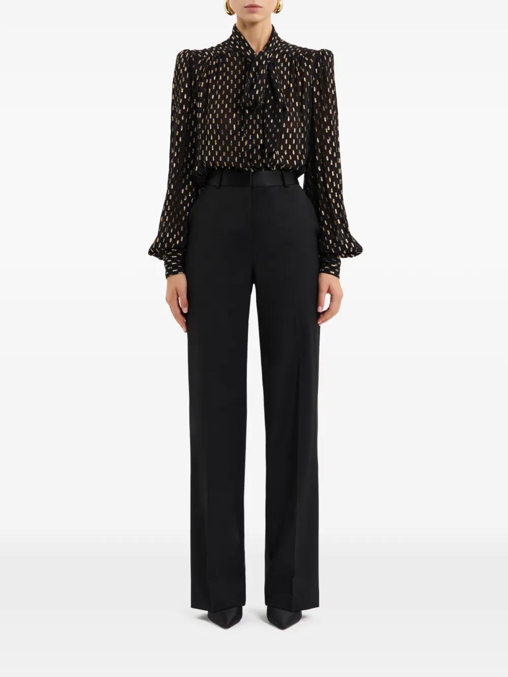 Rebecca Vallance Hasina blouse Zwart