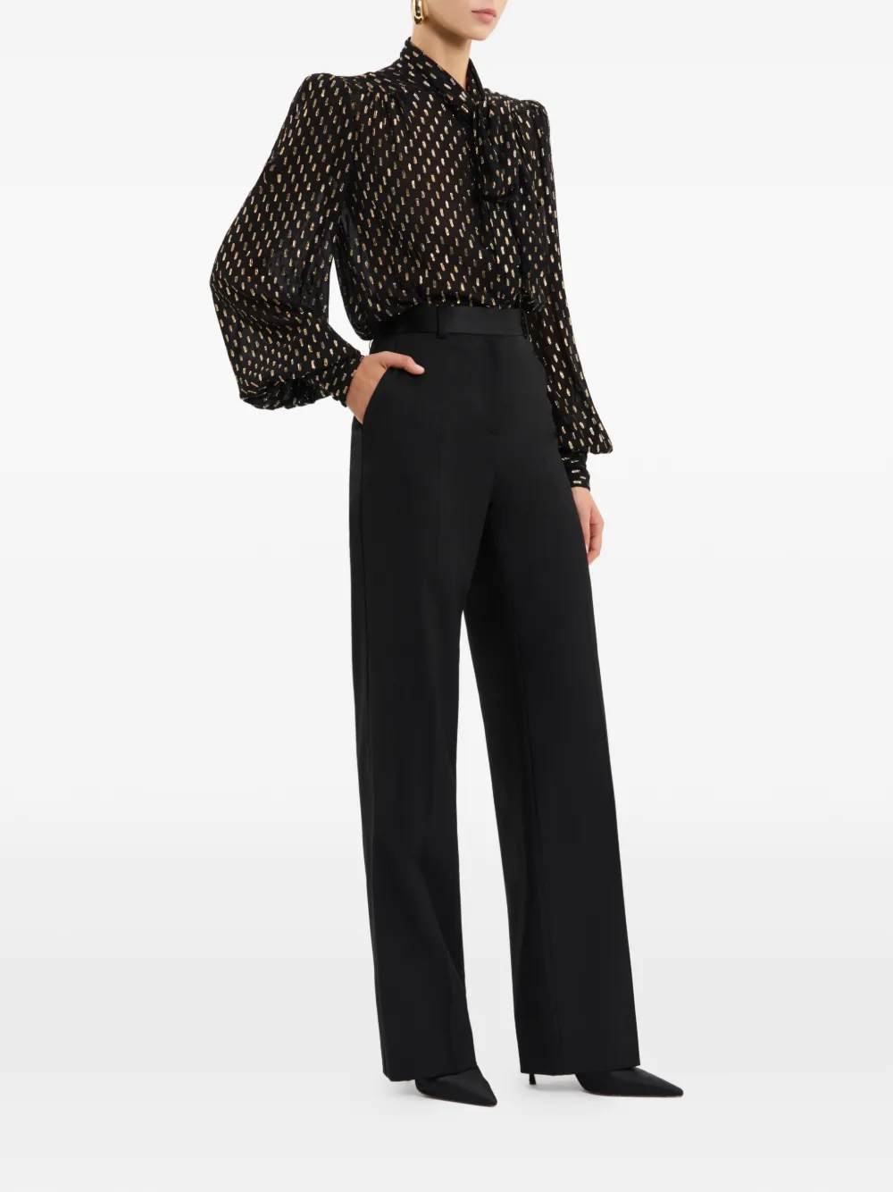 Rebecca Vallance Hasina blouse Zwart