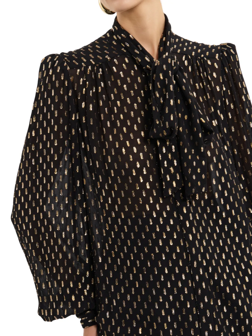 Rebecca Vallance Hasina blouse Zwart