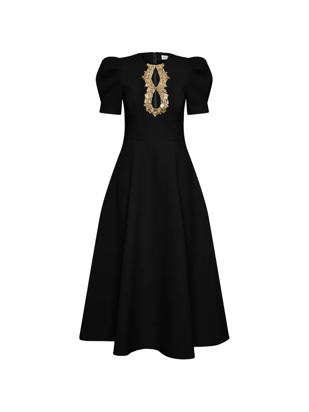 Rebecca Vallance Abito midi Alexandrite - Nero