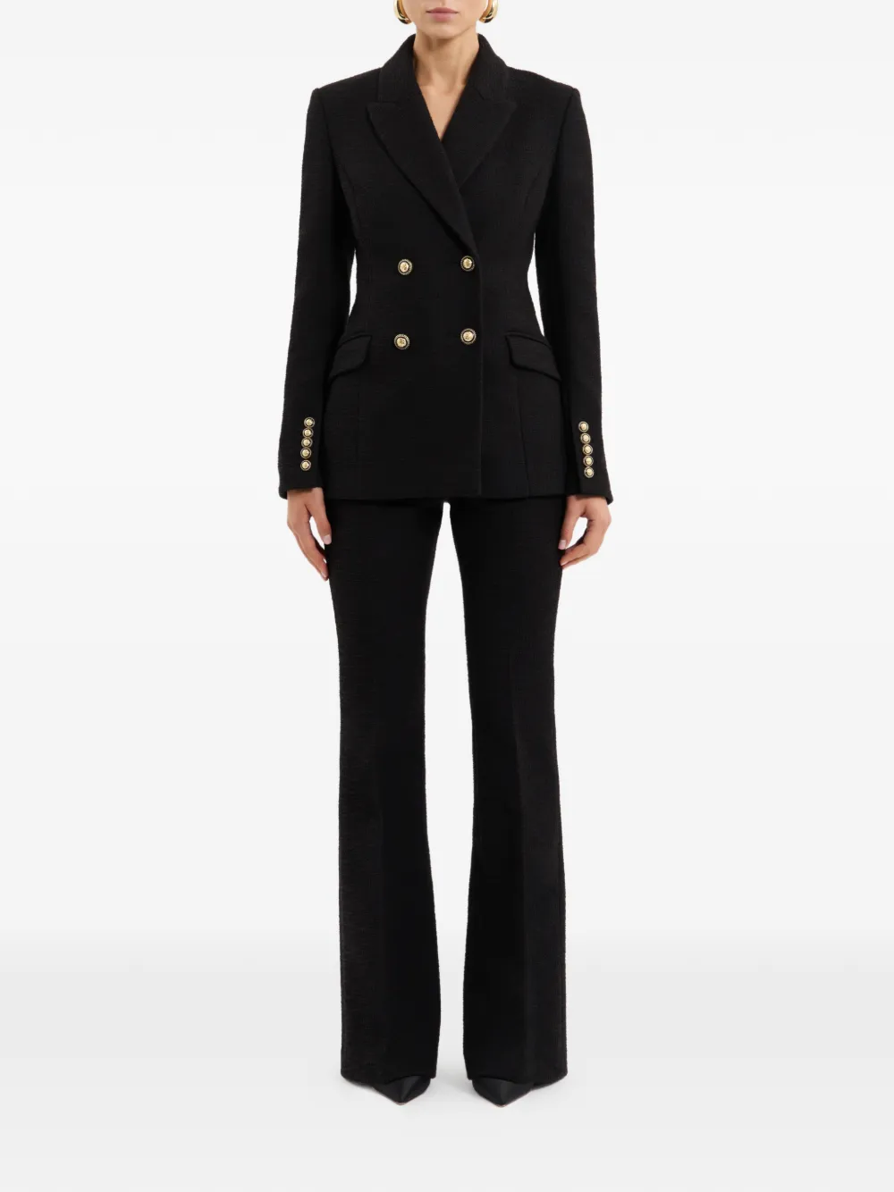 Rebecca Vallance Stargazing blazer met dubbele rij knopen Zwart