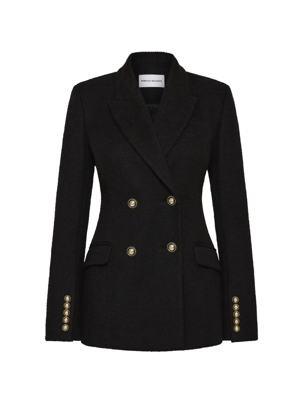 Rebecca Vallance Stargazing double-breasted buttoned blazer - Black