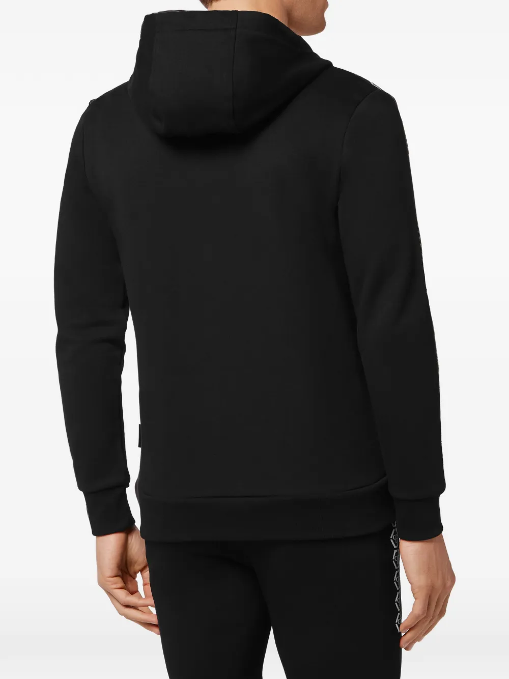 Philipp Plein Hoodie met monogramprint Zwart
