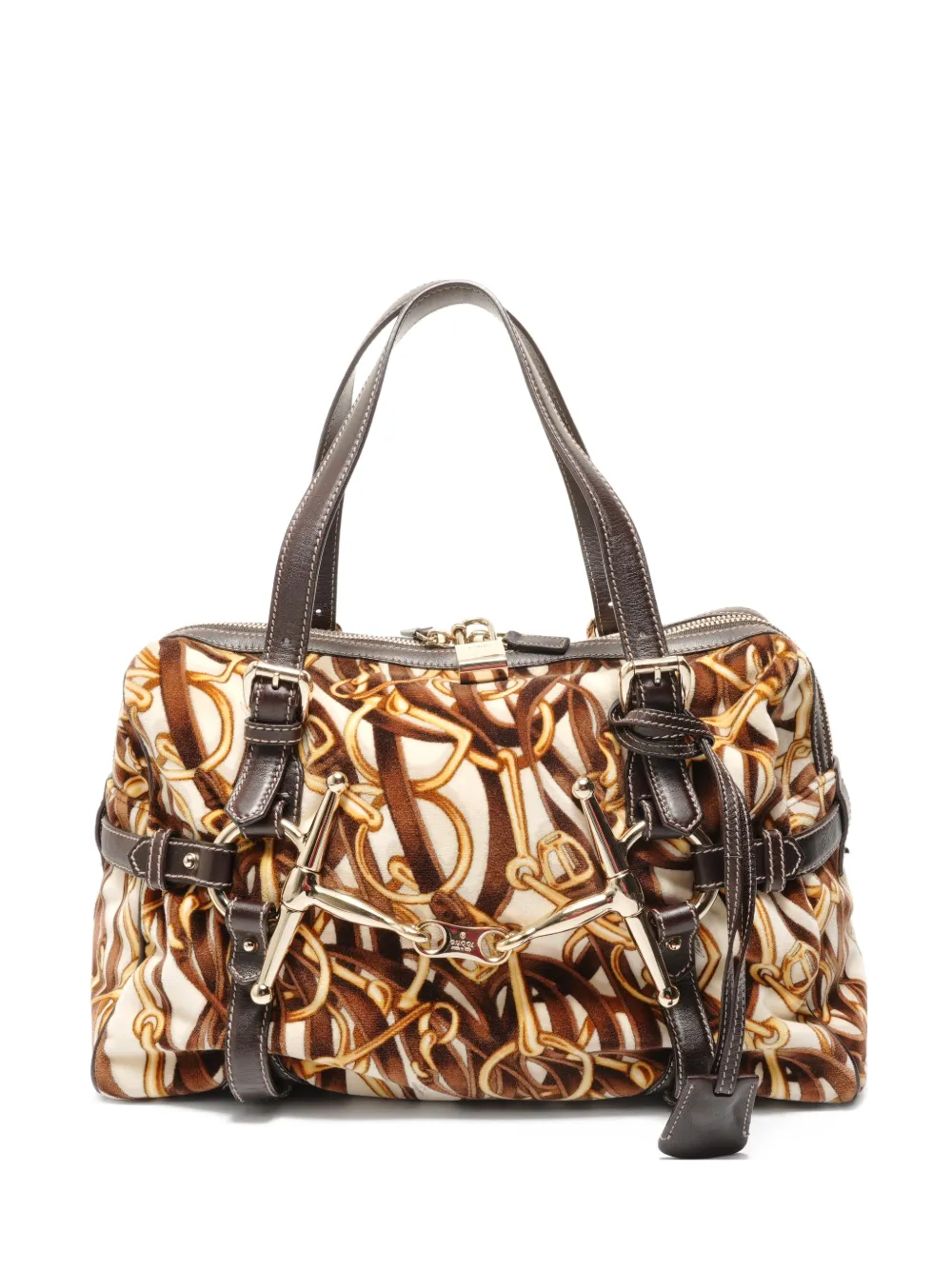 Gucci Pre-Owned 2000-2010s 85th Anniversary Horsebit shoulder bag - Marrone