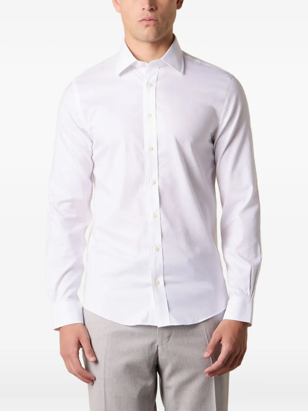 Brooks Brothers buttoned shirt - Bianco