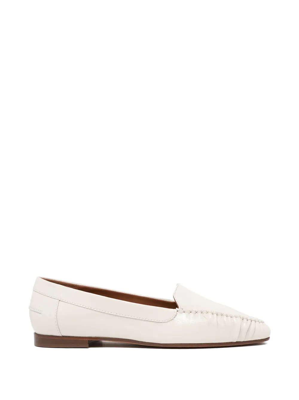 Pollini whipstitch-trim loafers - Toni neutri