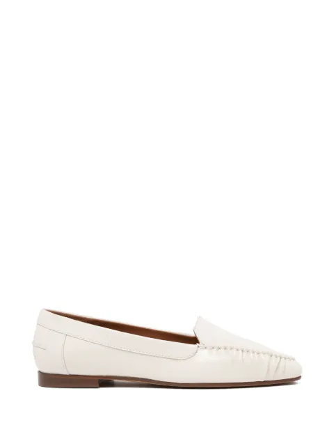 Pollini whipstitch-trim loafers