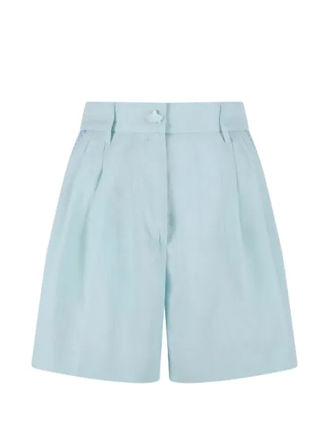 Genny Genny embroidered pleated shorts