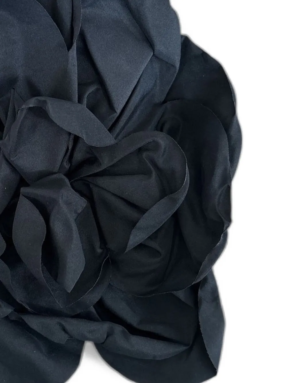 Douuod Scrunchie met bloemenprint Zwart