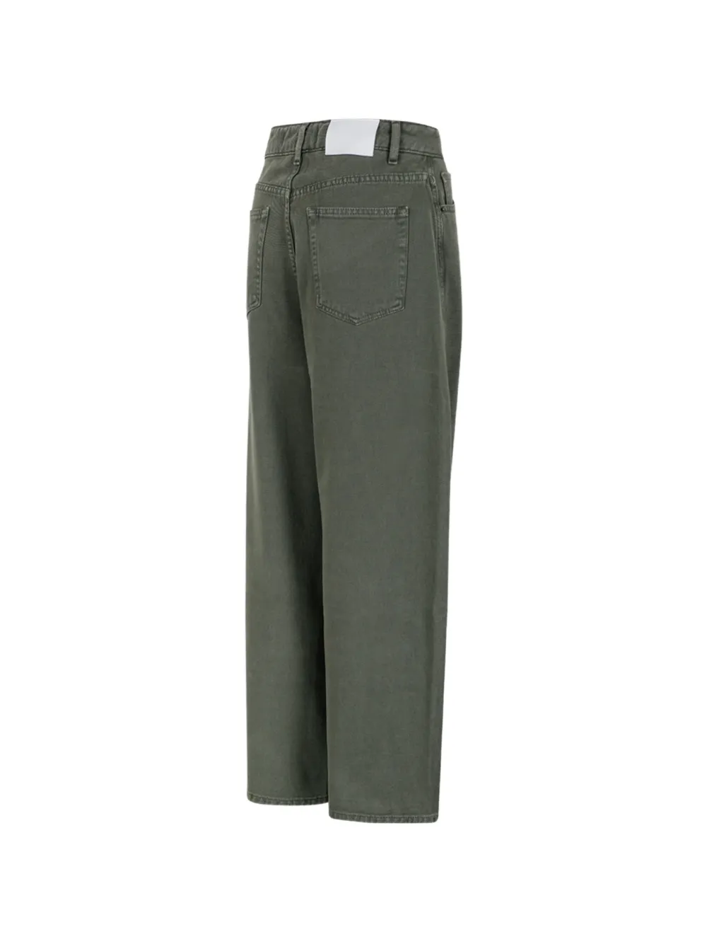 Douuod Broek met wijde pijpen Groen