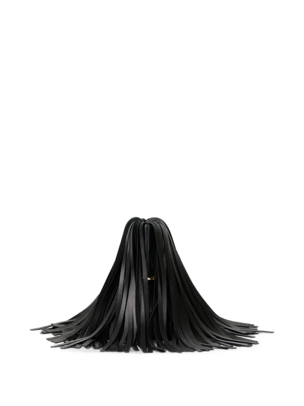 Givenchy Kleine Pinch Soft clutch met franje Zwart