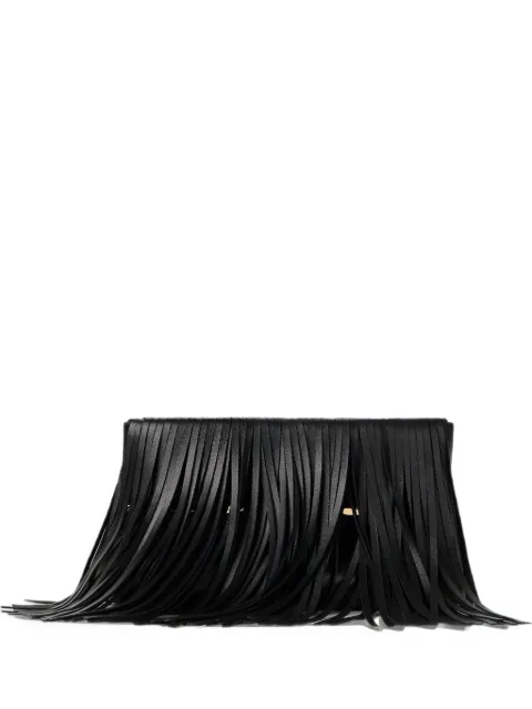 Givenchy Pinch Soft clutch in nappa leather with fringes