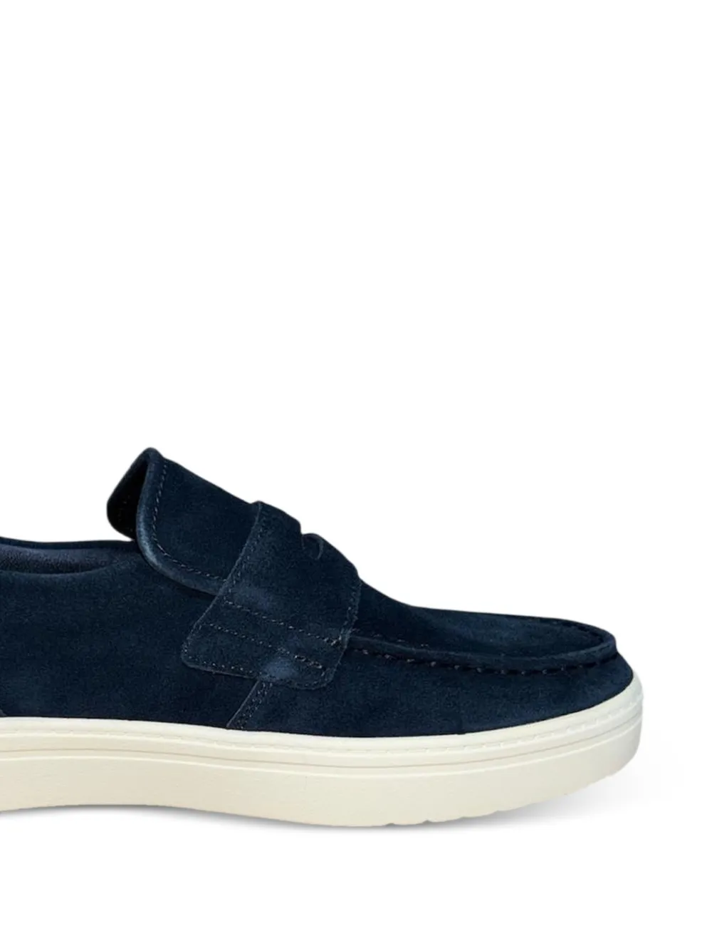 Tommy Hilfiger suede slip-ons Blauw