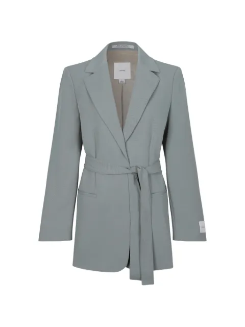 Calvin Klein belted notched-lapels jacket