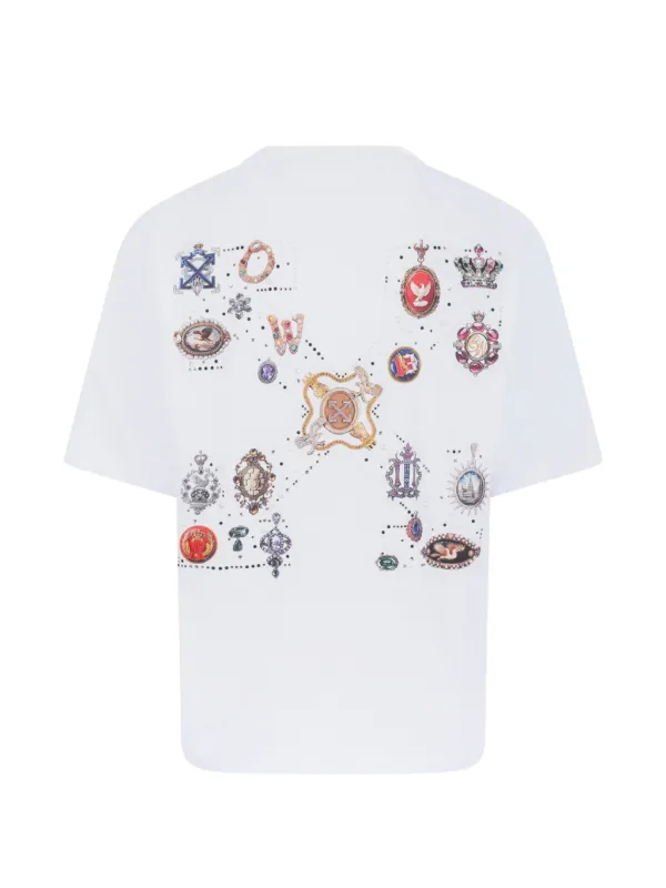 Off-White Jewel Arrow Skate T-shirt | White | FARFETCH