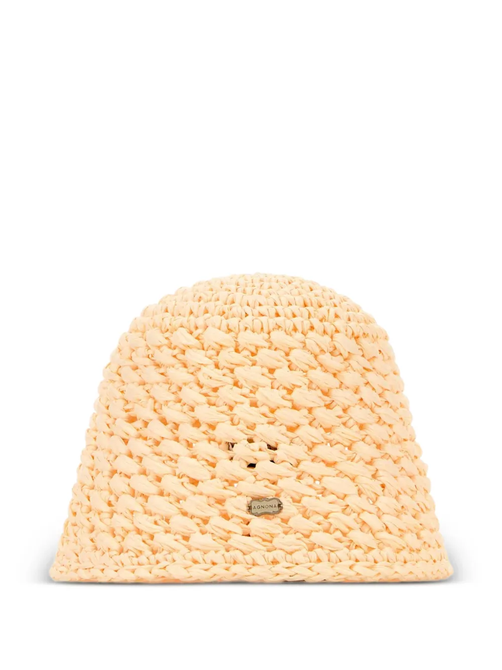 Agnona Cappello bucket all'uncinetto - Toni neutri