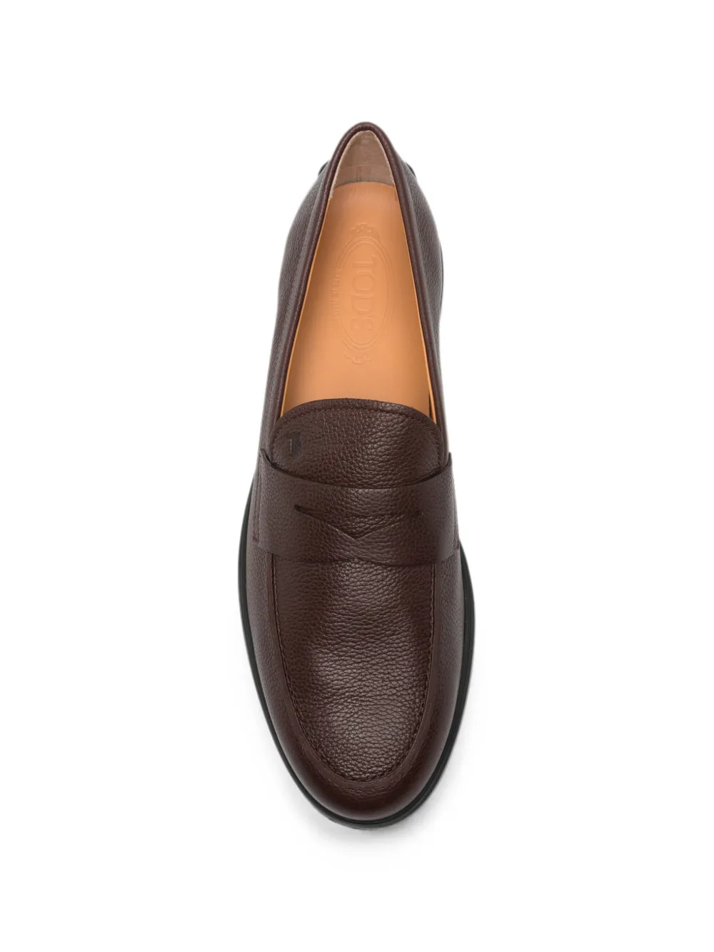 Tod's Gommino pebble-detail leather loafers Bruin
