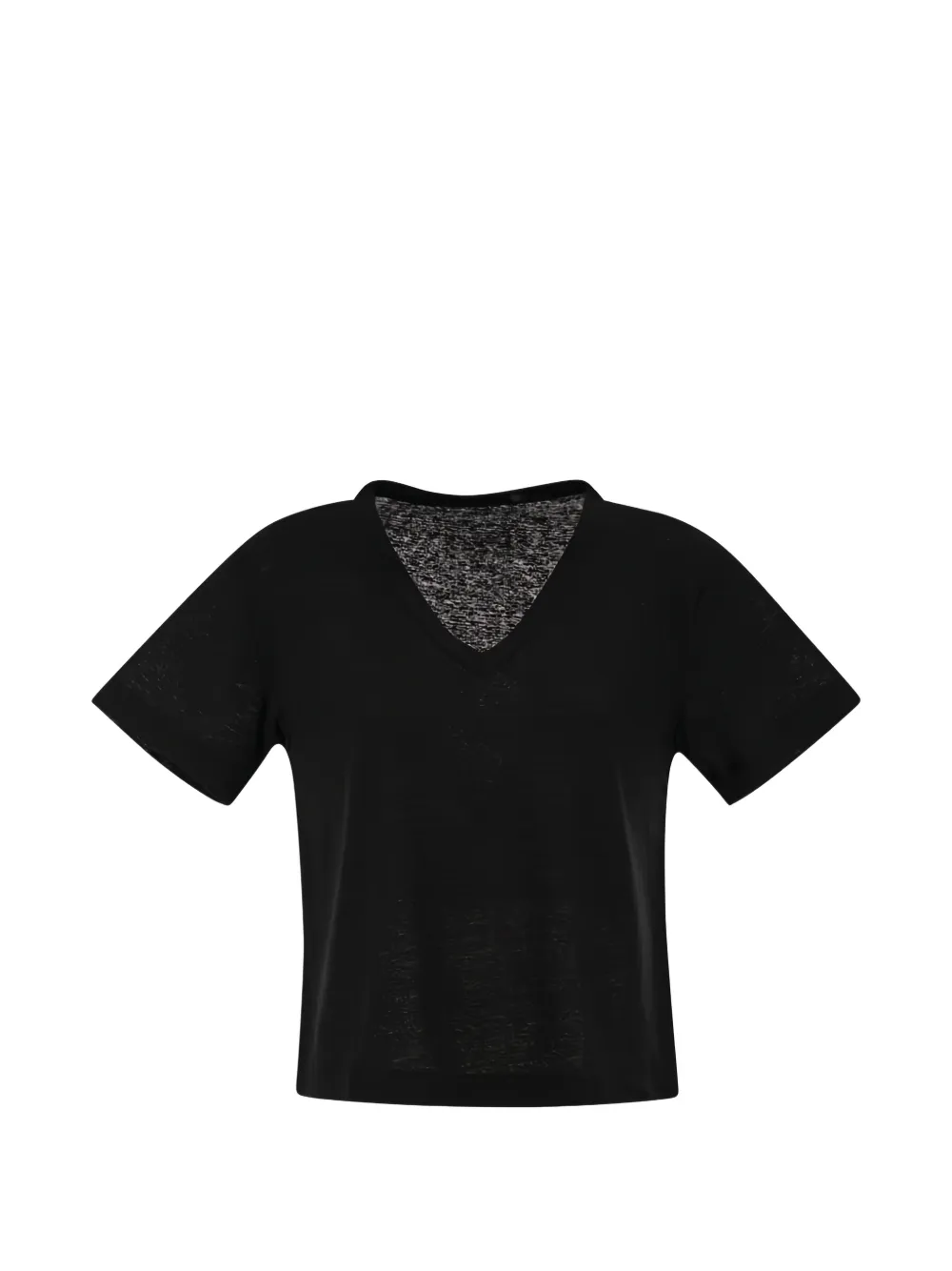 Majestic Filatures T-shirt con scollo a V - Nero