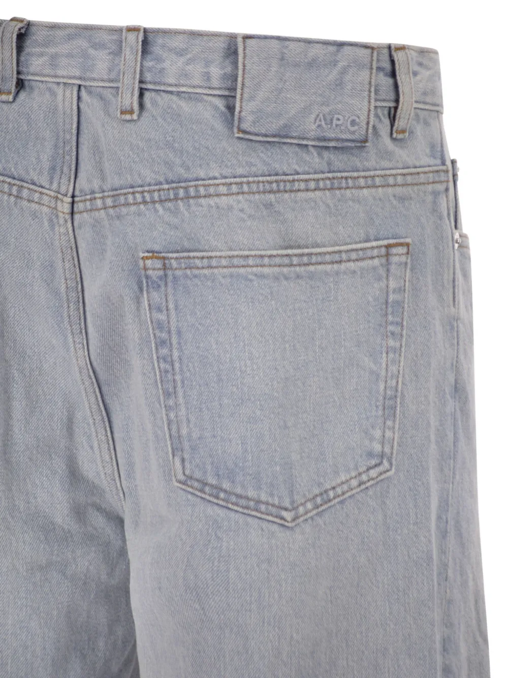 A.P.C. Jeans met wijde pijpen Blauw