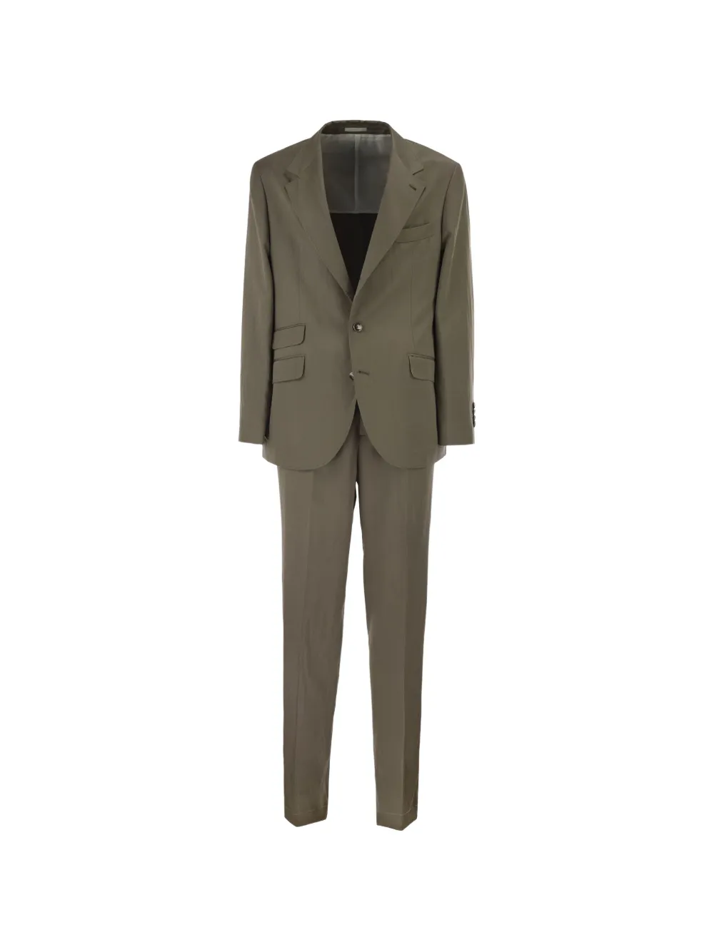 Brunello Cucinelli single-breasted suit - Verde