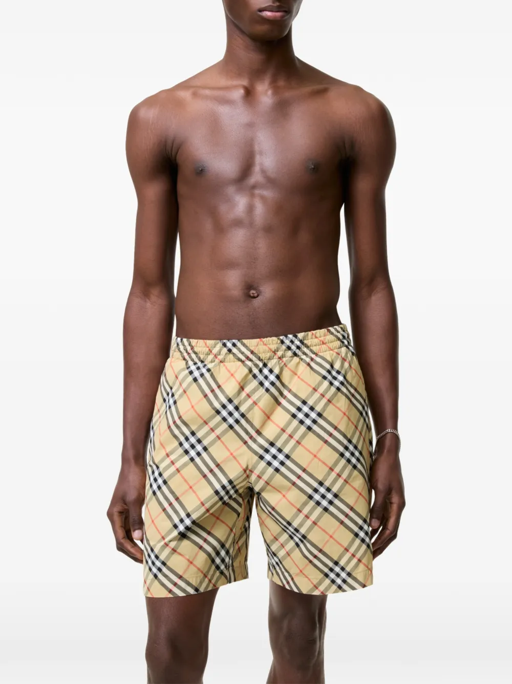 Burberry Check zwembroek Beige